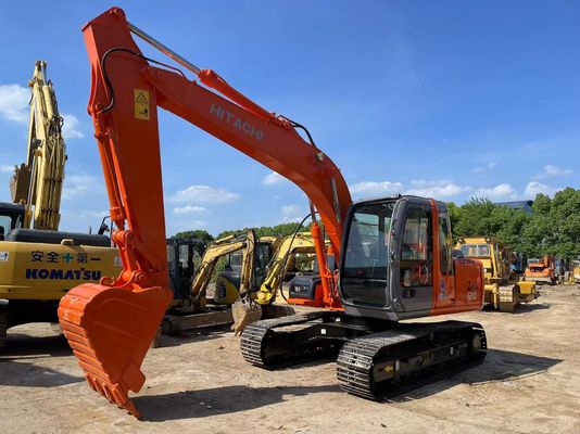 Japão hidráulico usou a máquina escavadora da esteira rolante da máquina escavadora 12500kg de Hitachi Zx120