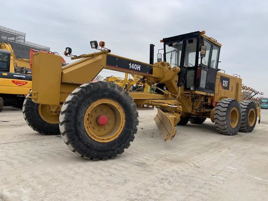 O CAT 140H usou a maquinaria móvel de terra do graduador do motor de Caterpillar