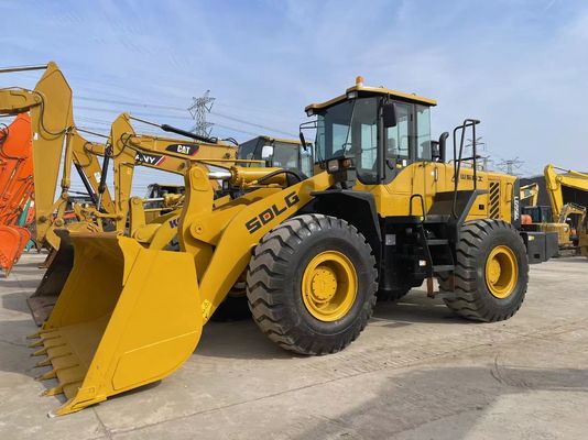 Carregador Front Loader Yellow 17450kg da roda de SDLG LG956L