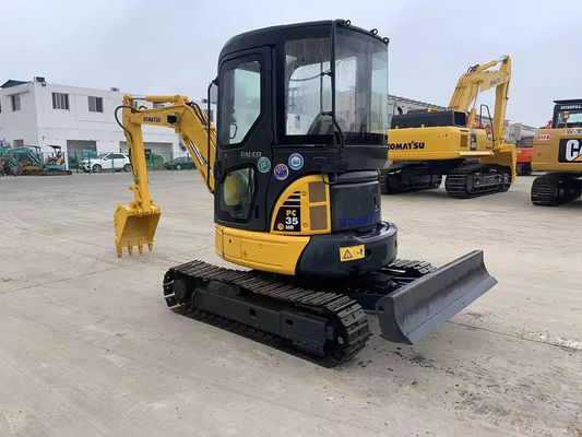 Mini Used Japan Excavator PC35MR-2 usou a máquina escavadora PC35 de KOMATSU
