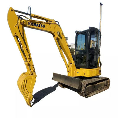Máquina escavadora pequena usada da esteira rolante da máquina escavadora PC55MR PC55MR-2 de Japão KOMATSU PC55