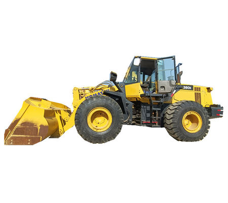 Segundo carregador hidráulico 10025kg da roda de KOMATSU WA380Z da mão