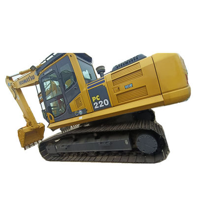 22000kg usou a máquina escavadora de Komatsu PC220 da máquina escavadora de Japão