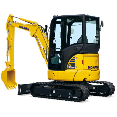 PC35 usou o escavador da agricultura de Mini Excavator Komatsu Crawler Excavator