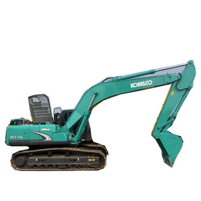 Máquina escavadora usada da esteira rolante de Sk 210 da máquina escavadora de Japão Kobelco Sk210LC