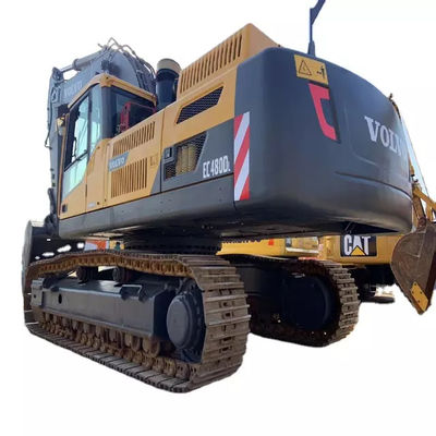 Máquina escavadora usada hidráulica da esteira rolante do tipo sueco de Volvo Ec 480 da máquina escavadora de Volvo grande 48 toneladas