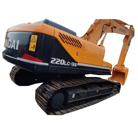 Máquina escavadora usada 220LC-9S de 22 toneladas Crawler Backhoe Excavator de Hyundai