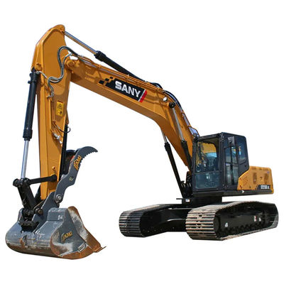 Tipo chinês máquina escavadora hidráulica usada Medium Crawler Excavator de Sany 215 20 toneladas