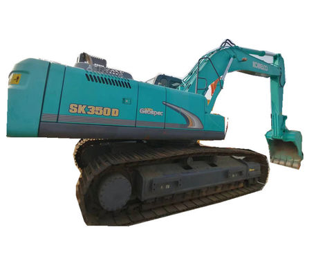 SK350 usou a máquina escavadora Hydraulic Secondhand SK350D de Kobelco