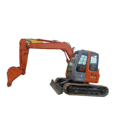Zx75us Zx75 usou a máquina escavadora 7200kg de Hitachi usou Mini Excavator