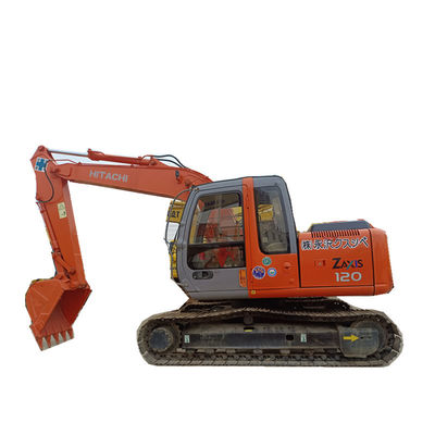 Máquina escavadora usada Earth Moving Excavator da máquina escavadora ZX130 de Hitachi ZX120
