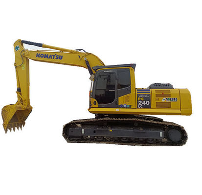 Pc240 usou a máquina escavadora de KOMATSU 24 toneladas de máquina escavadora da esteira rolante