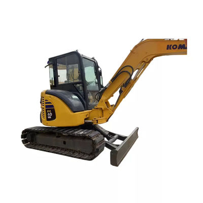 A máquina escavadora de Mini Used Komatsu Pc 40mr 4 toneladas de Japão amarelo fez importado