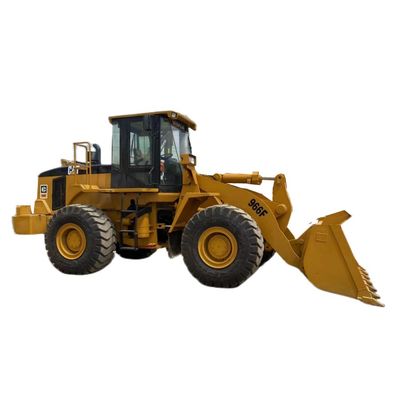 Equipamento de construção hidráulico usado do carregador da roda de Caterpillar 966F do carregador