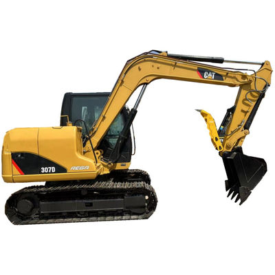 Escavadeira Caterpillar 307D usada 7 Ton Mini Escavadeira 307