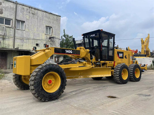 A motoniveladora CAT 140G usada usou máquinas de construção Caterpillar