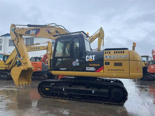 Máquina escavadora usada 20 Ton For Large Construction Projects da esteira rolante do CAT 320D