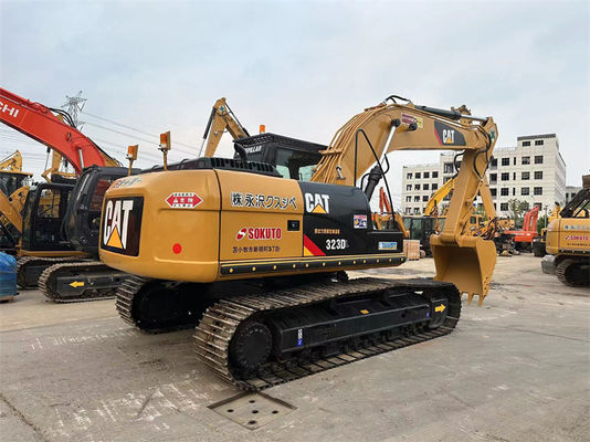 23 Ton Used Cat Crawler Excavator 323D usaram Caterpillar 320 a máquina escavadora 323 325 330