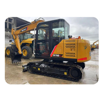 Sany SY75C Pro Mini Excavator Usado de segunda mão 7.5 Ton Sany Mini Digger