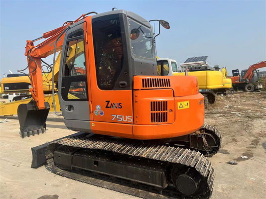Usado Hitachi ZX75US Mini Excavator Usado 7.5 Ton Hitachi ZX75 Mini Excavator Digger