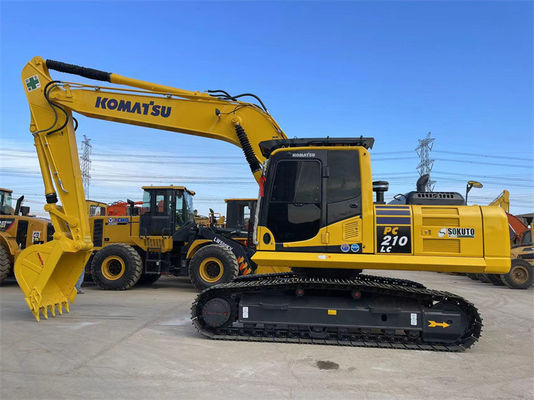 21 toneladas Usado Japão Excavadora Crawler Komatsu PC210LC-8 Excavadora Mineração Excavadora