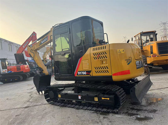 Sany SY75C Pro Excavadora Usada Segunda Mão 7.5 Ton Sany Mini Digger