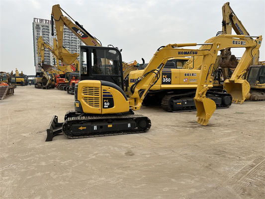 Excavadora mini usada Komatsu PC50MR-2 5 toneladas Excavadora japonesa usada Komatsu PC50