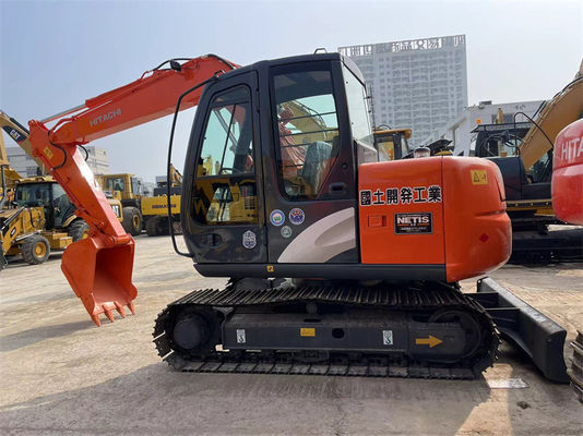 7 toneladas usado Hitachi ZX70 Mini Excavator Excavator de mineração com lâmina