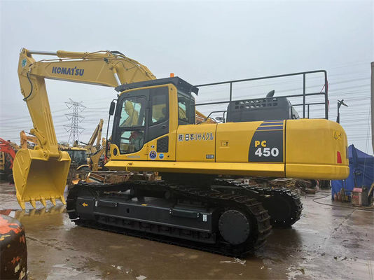 Excavadora de 45 toneladas Komatsu PC450 Excavadora grande Equipamento de movimentação de terra usado