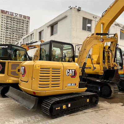 CAT 305.5E2 Pequena escavadora de 5 toneladas com polegar e lâmina