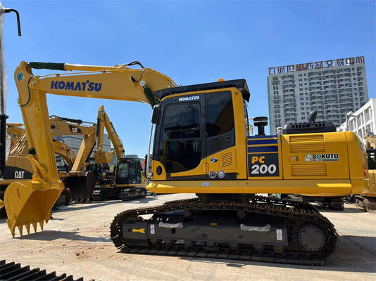 Barata 20 toneladas Excavadora japonesa usada Komatsu PC200-8 Excavadora Crawler PC200 PC220