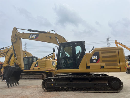 Excavadora CAT 320 Usada 6 cilindros de segunda mão Excavadora Caterpillar 320