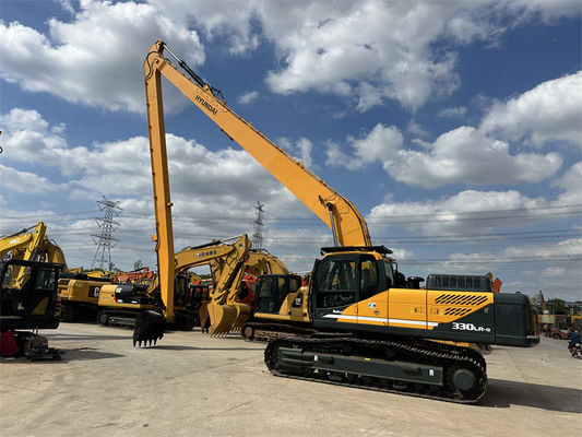 Excavadora usada Hyundai 330 com Boom Longo Excavadora usada Hyundai R330