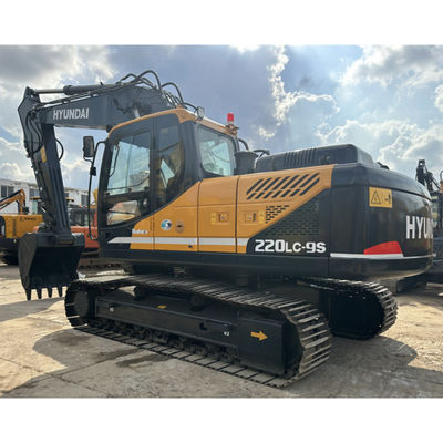 22 toneladas Coreia Usado Hyundai R220LC-9S Escavação Hyundai 220 Crawler Digger