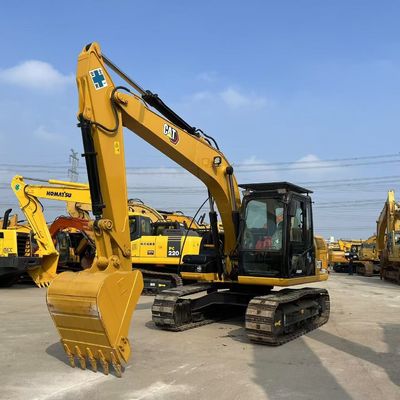 Excavadora CAT 312D de 12 toneladas com botas de borracha C4.4 Motor