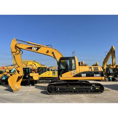 Excavadora Caterpillar 320CL Potente para mineração e construção