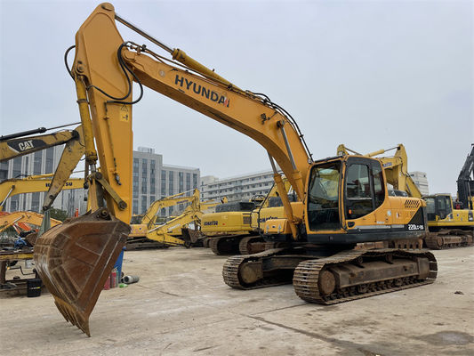 Excavadora Hyundai 220LC-9S original de alto desempenho usada com 112 kW de potência do motor
