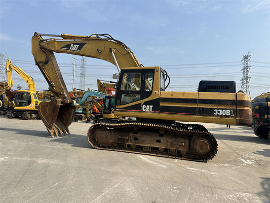 Excavadora Caterpillar 330BL original e usada, de 30 toneladas