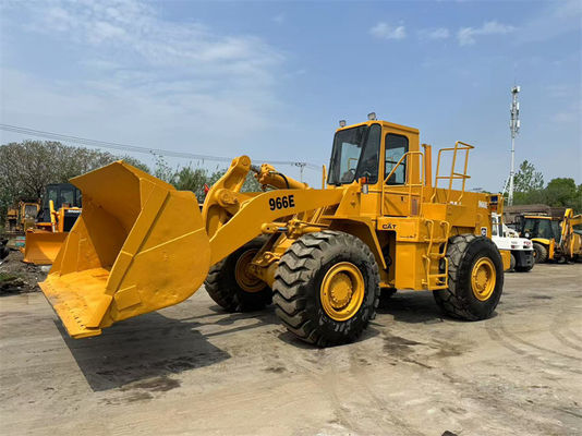 Máquina de construção usada Carregadora de rodas Cat 966E usada