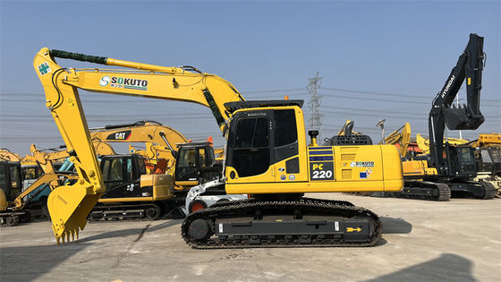 Escavadeira Komatsu PC220-8 usada do Japão, PC200 de segunda mão, PC220, PC240, escavadeira