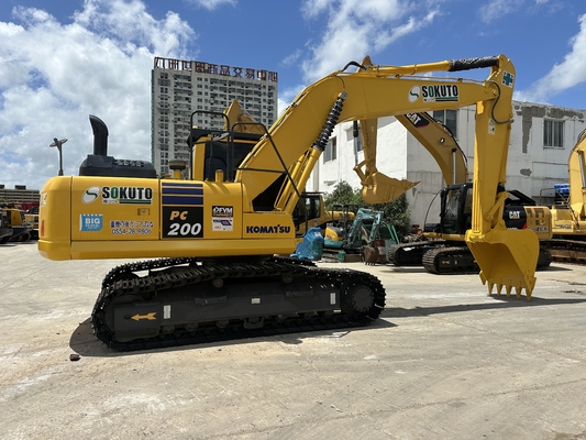 Bom estado usado com PC200-8 escavadeira com comatsu escavadora
