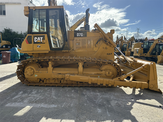 Trator de esteiras CAT D7G2 usado com motor 3306 Turboalimentado