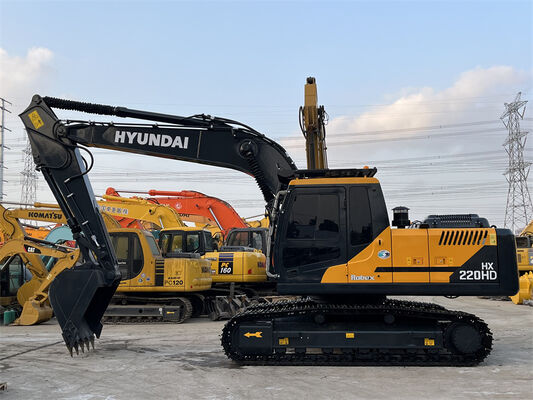 Máquinas de construção em bom estado Escavadeira Hyundai HX220HD para venda