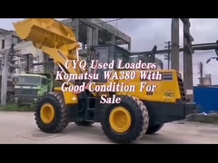 O carregador hidráulico da roda de KOMATSU WA380Z usou barato o carregador da roda de KOMATSU WA380Z