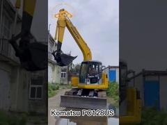 Máquina escavadora usada de KOMATSU PC128US para a venda