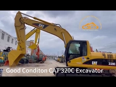 Excavadora usada CAT 320CL Peso 20 toneladas Caterpillar 320C japonês
